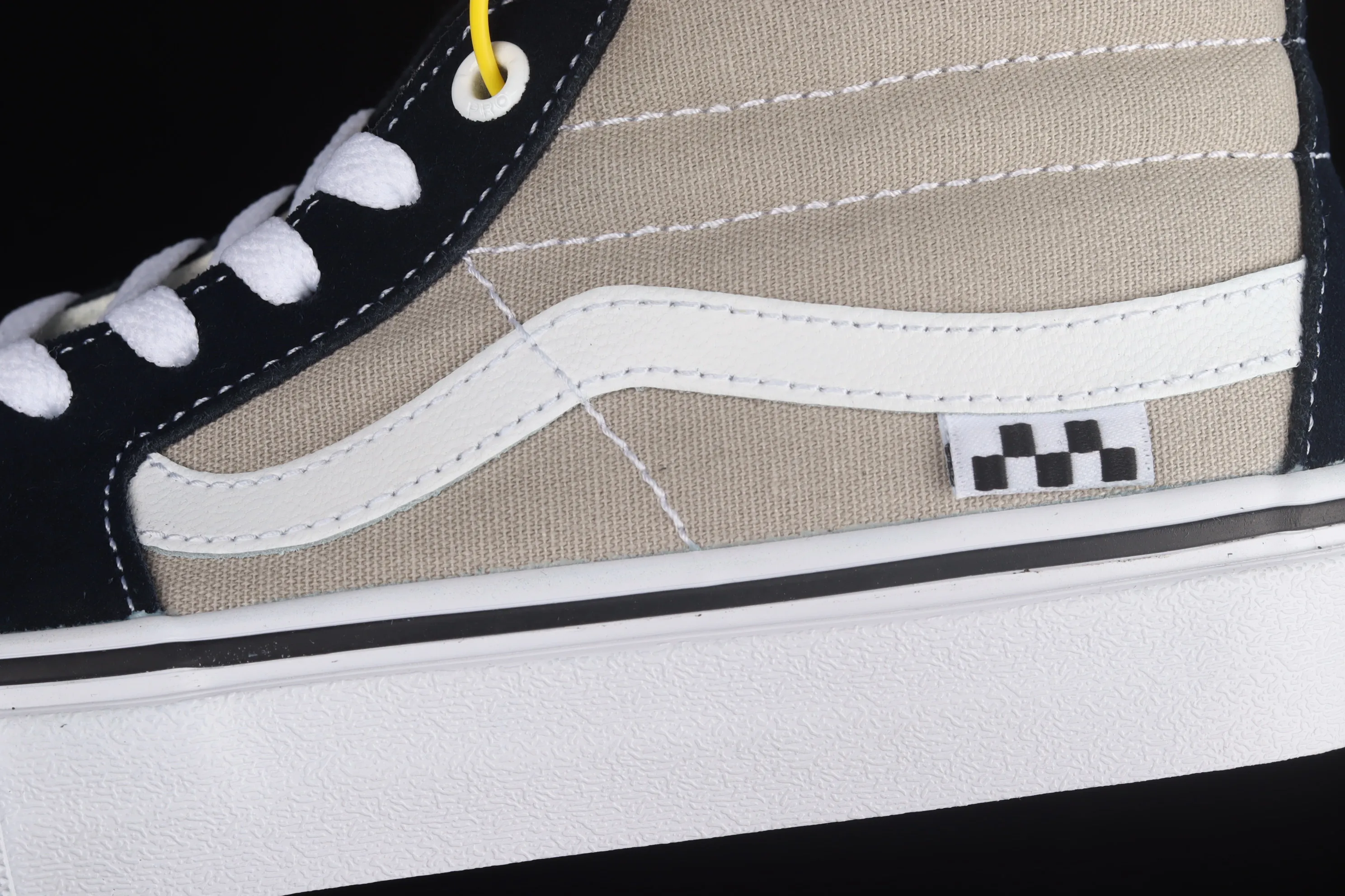 All categories Vans Vans series Vans Mid Vans China Vans SK8-Mid Pro Vans official side checkerboard small label mid-top professional skateboard shoes VN0A3WM32PD